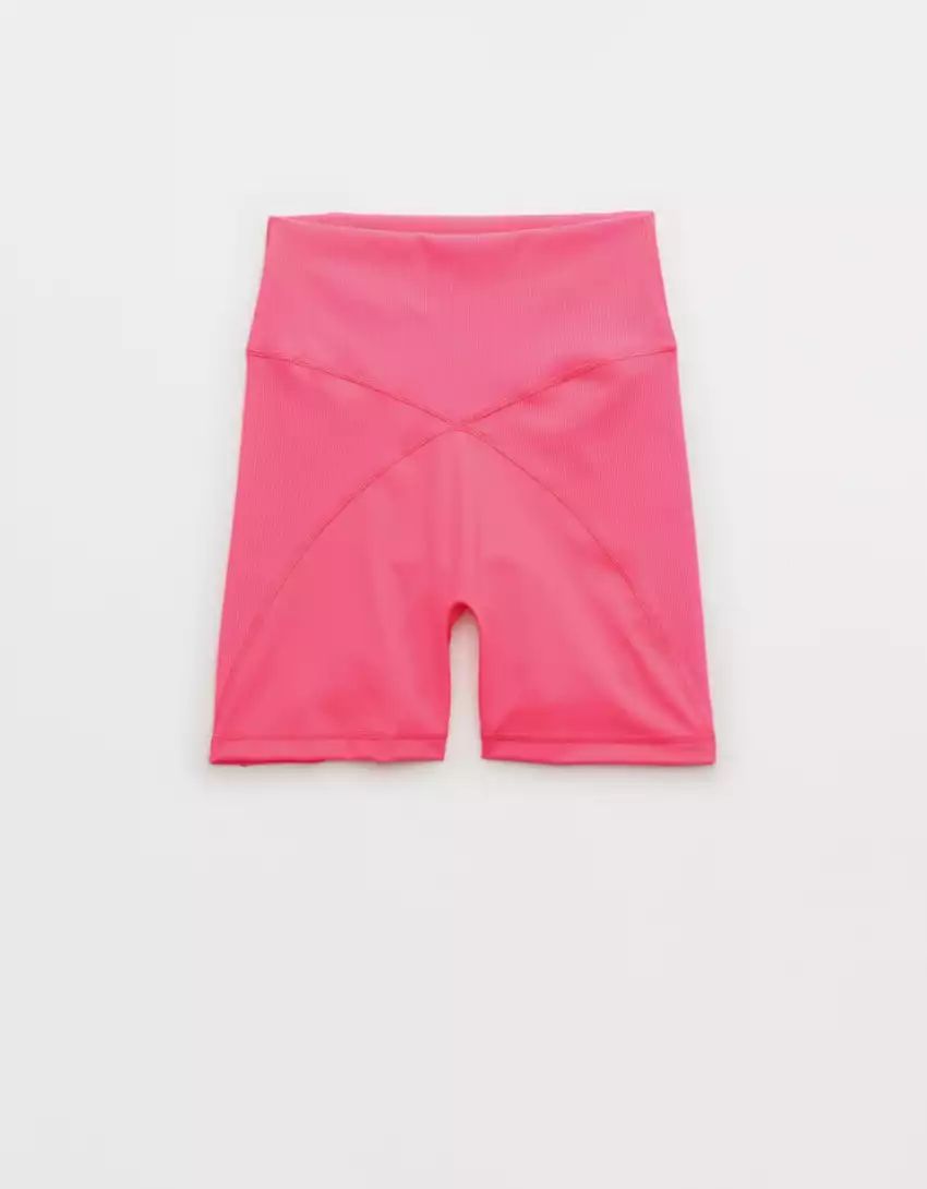 OFFLINE By Aerie Goals 4" Ribbed Bike Short | American Eagle Outfitters (US & CA)