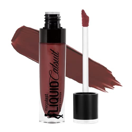 wet n wild Megalast Catsuit Matte Liquid Lipstick, Red Give Me Mocha | Lip Color Makeup | Moisturizing | Creamy | Smudge Proof | Amazon (US)