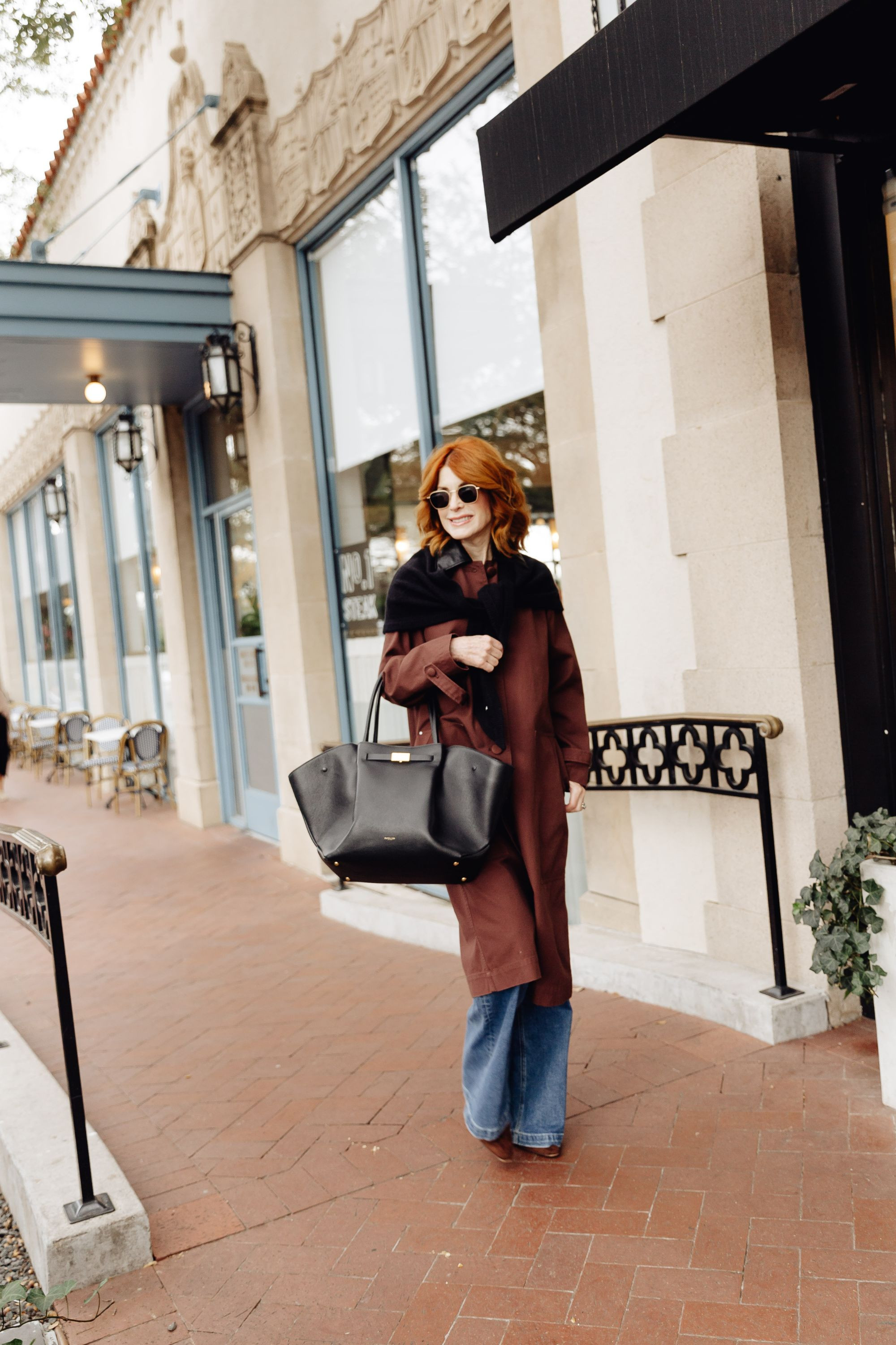 The trending triangle scarf is such a chic way to update a classic outfit, especially layered with a barn jacket and statement boots. Add sunglasses and a great tote, and this look works just as well for a casual date night outfit as it does for everyday wear.
Worth saving if you love polished, easy style! 

 

#LTKootd #LTKOver40 #LTKWorkwear