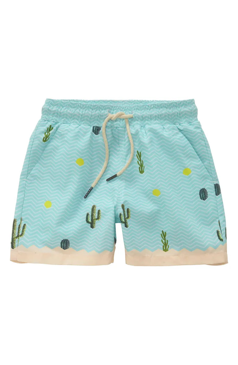 OAS SWIM Kids' Mexico Print Swim Shorts | Nordstrom | Nordstrom