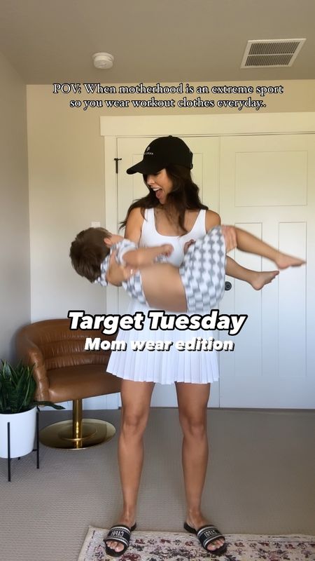 Target Tuesday on a Wednesday 🤪 I will be wearing ALL these items all
Summer long! Sizing info 
1st look: size xs (tts)
2nd look: xs in dress and s in jacket 
3rd look: size small in jacket and shorts (tts)
4th look: size small in top and bottoms (tts)
5th look: skirt size xs and sweater size small 
6th look: size s (tts) top size s (size down)
#targetfinds #target #workoutlooks #casuallooks #summerlooks #targettuesday 

#LTKVideo #LTKActive #LTKFindsUnder50