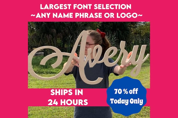 Wooden Name Sign Custom Name Sign Baby Shower Gift Custom - Etsy | Etsy (US)