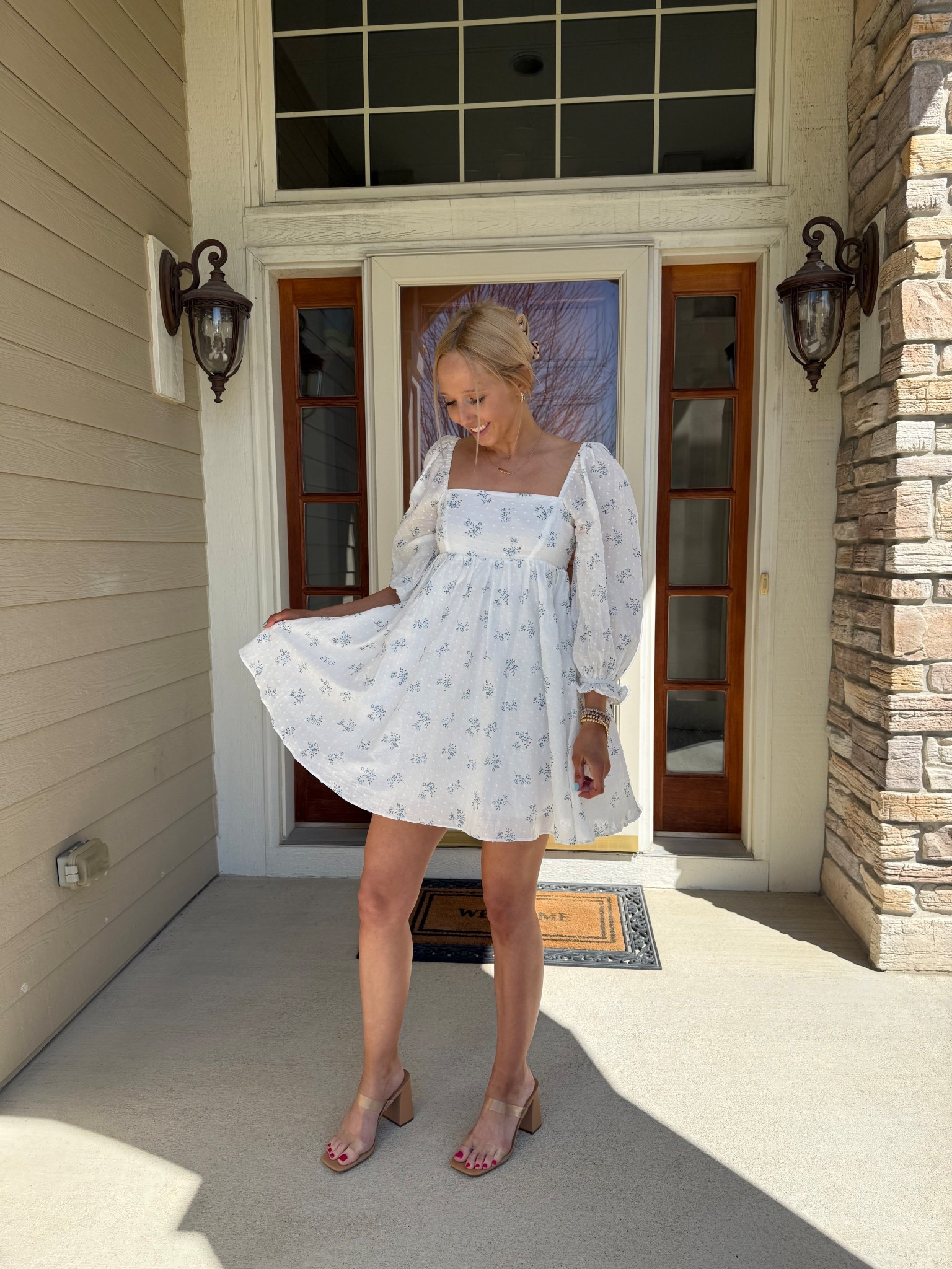 The cutest Spring dress from Lulus! ✨

This white babydoll dress would be perfect to wear as a graduation outfit, bridal shower outfit or baby shower guest outfit!

The XS fits great so go with your true size.

Lulus dress, white dress, floral dress, white and blue floral dress, long sleeve white dress, bridal shower dress, bridal shower outfit bride, baby shower outfit, engagement photo dress, girly dresses

#LTKgrwm #LTKSeasonal #LTKootd