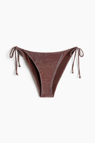 H & M - Tie tanga bikini bottoms - Dark Brown | H&M (US, CA, MX)