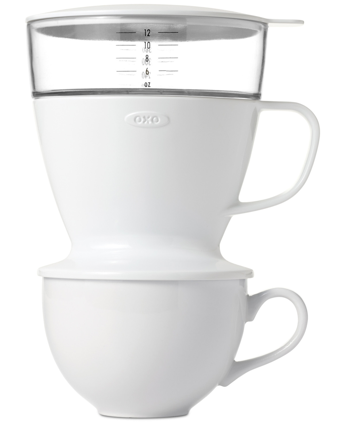 OXO Good Grips Pour-Over Coffee Maker with Water Tank, single cup coffee dripper