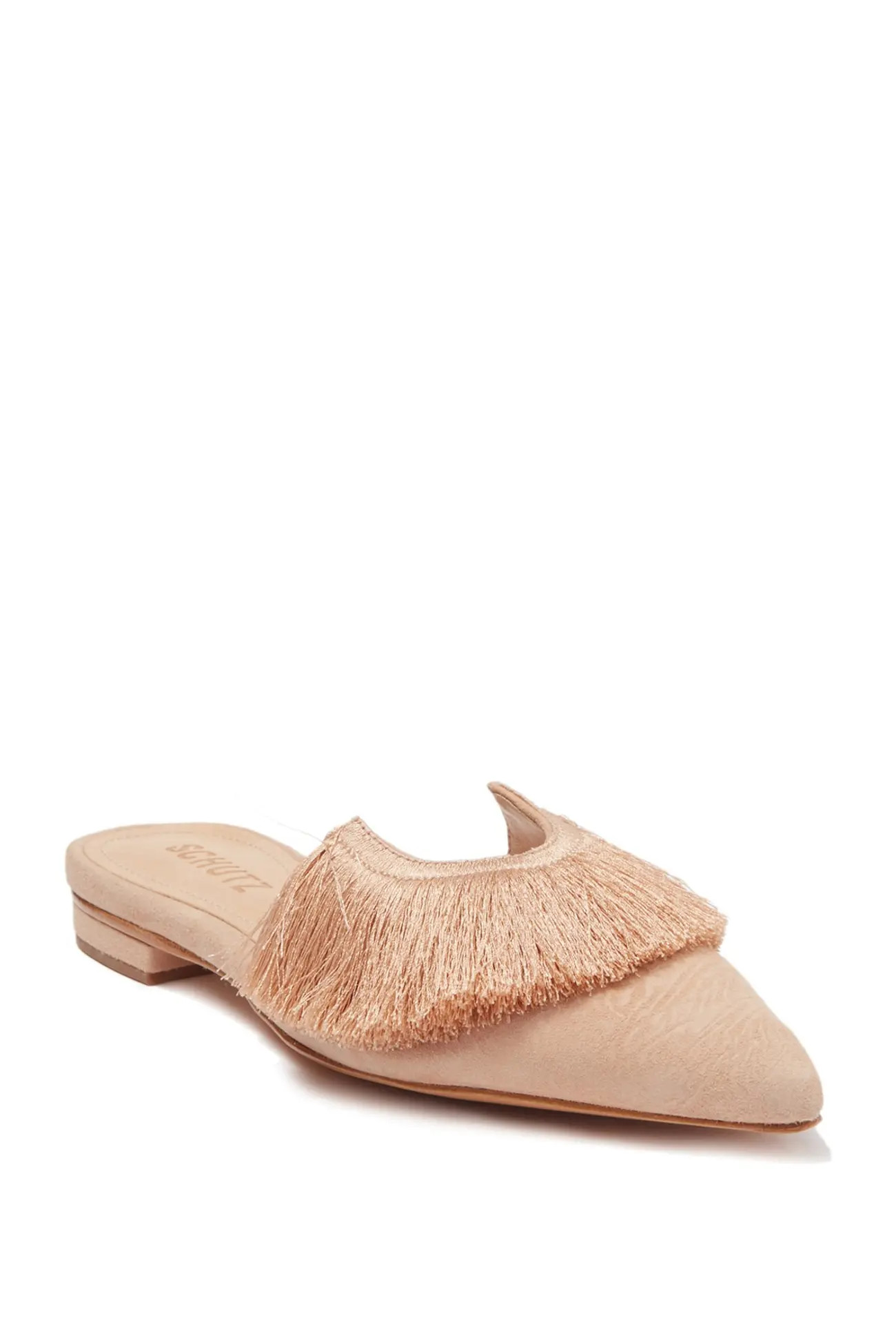Schutz | Brenle Suede Fringe Mule | Nordstrom Rack | Nordstrom Rack