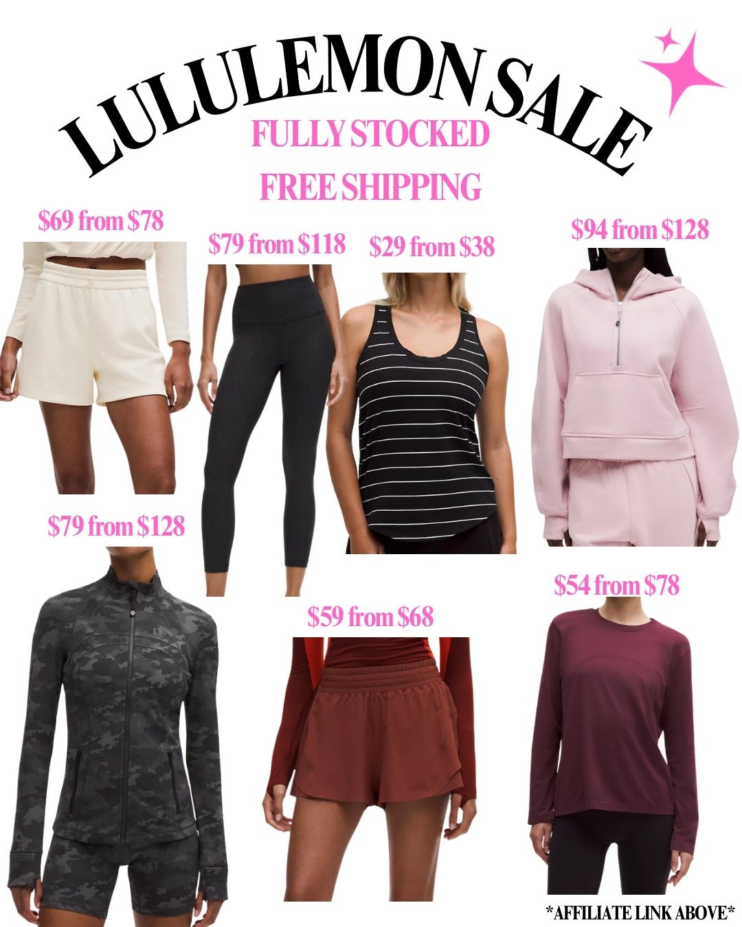 Lululemon sale! Fully stocked with free shipping

#LTKSaleAlert #LTKActive #LTKfitnessgoals