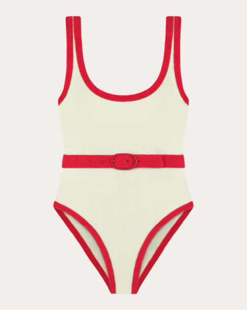Volley Belted One-Piece | Olivela