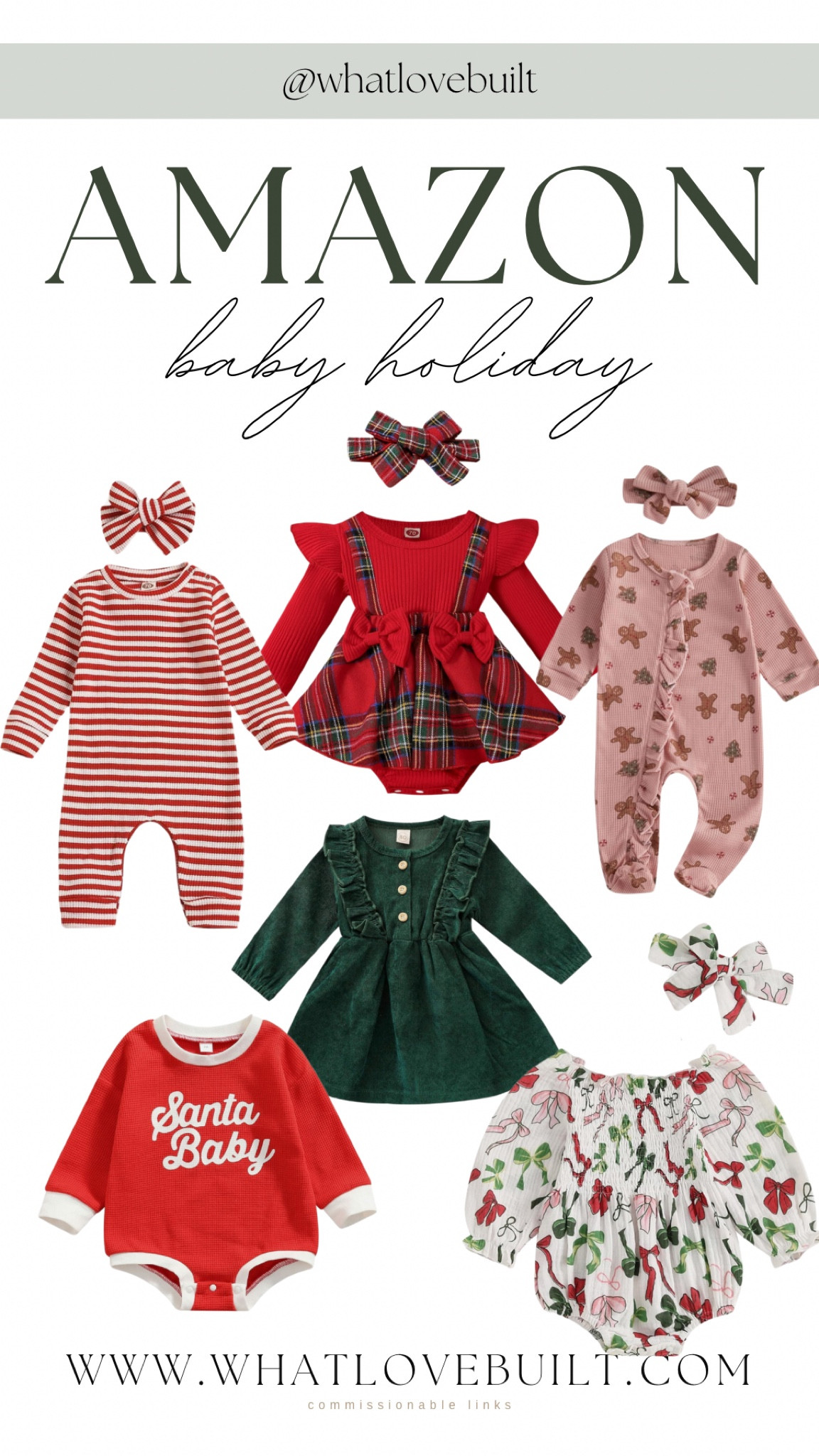 Amazon baby girl christmas outfits 🎅🏼

#amazon #christmas #baby #babygirl #holiday #infant #newborn #amazonbaby #pajamas #dress #plaid #stripe #santababy

#LTKFamily #LTKHoliday #LTKBaby