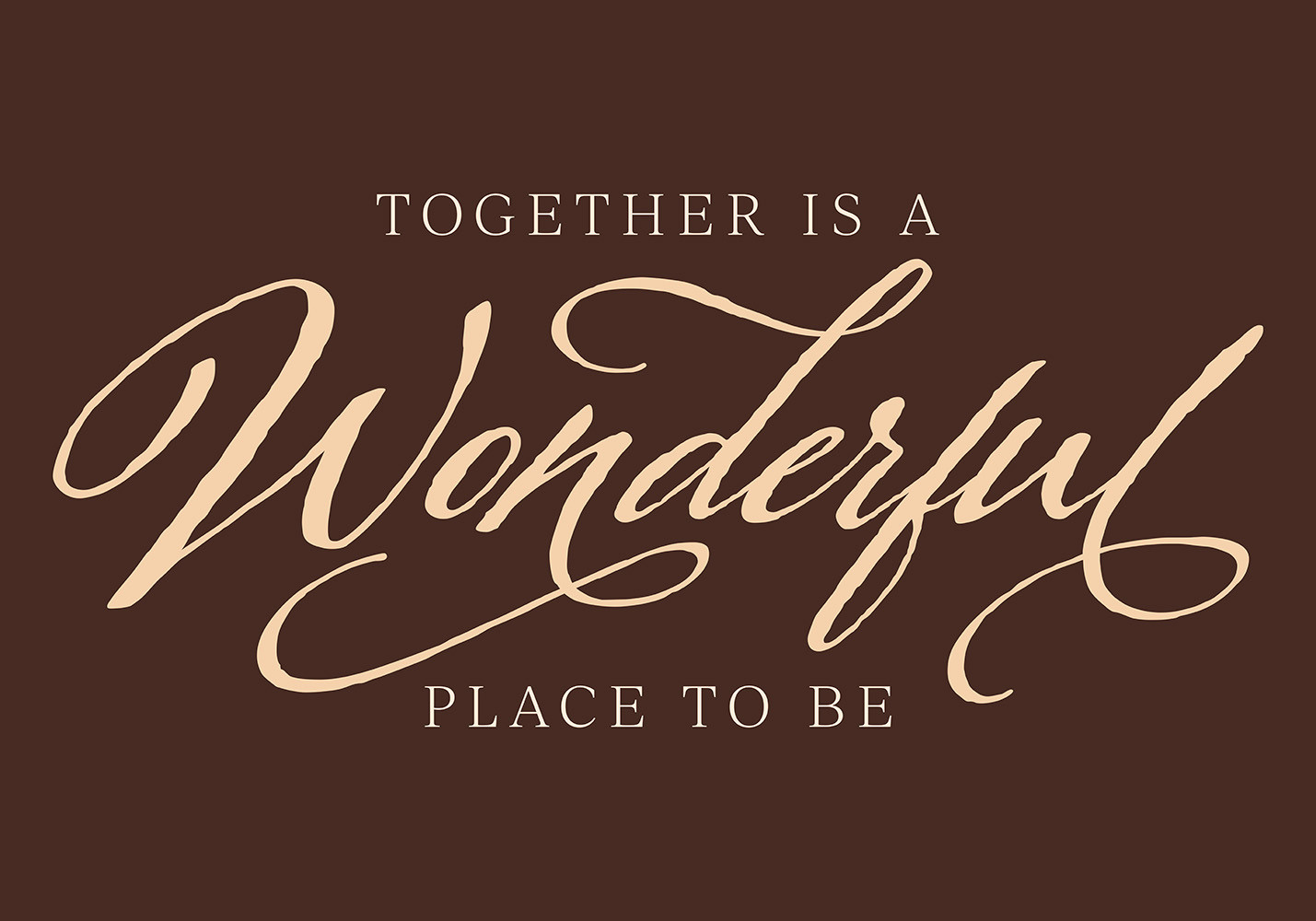 Wonderful Together Print | Desenio