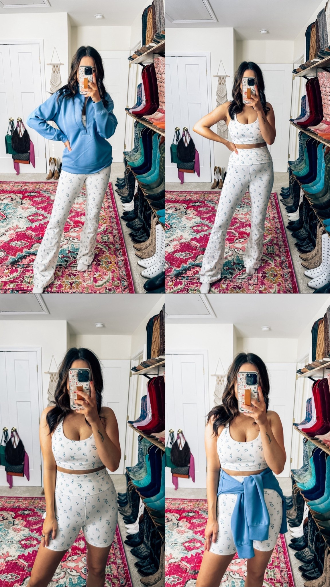 Target workout outfits and athletic wear for winter spring and summer - pullover yoga pants biker shorts and sports bra 

#LTKootd #LTKFindsUnder50 #LTKfitnessgoals