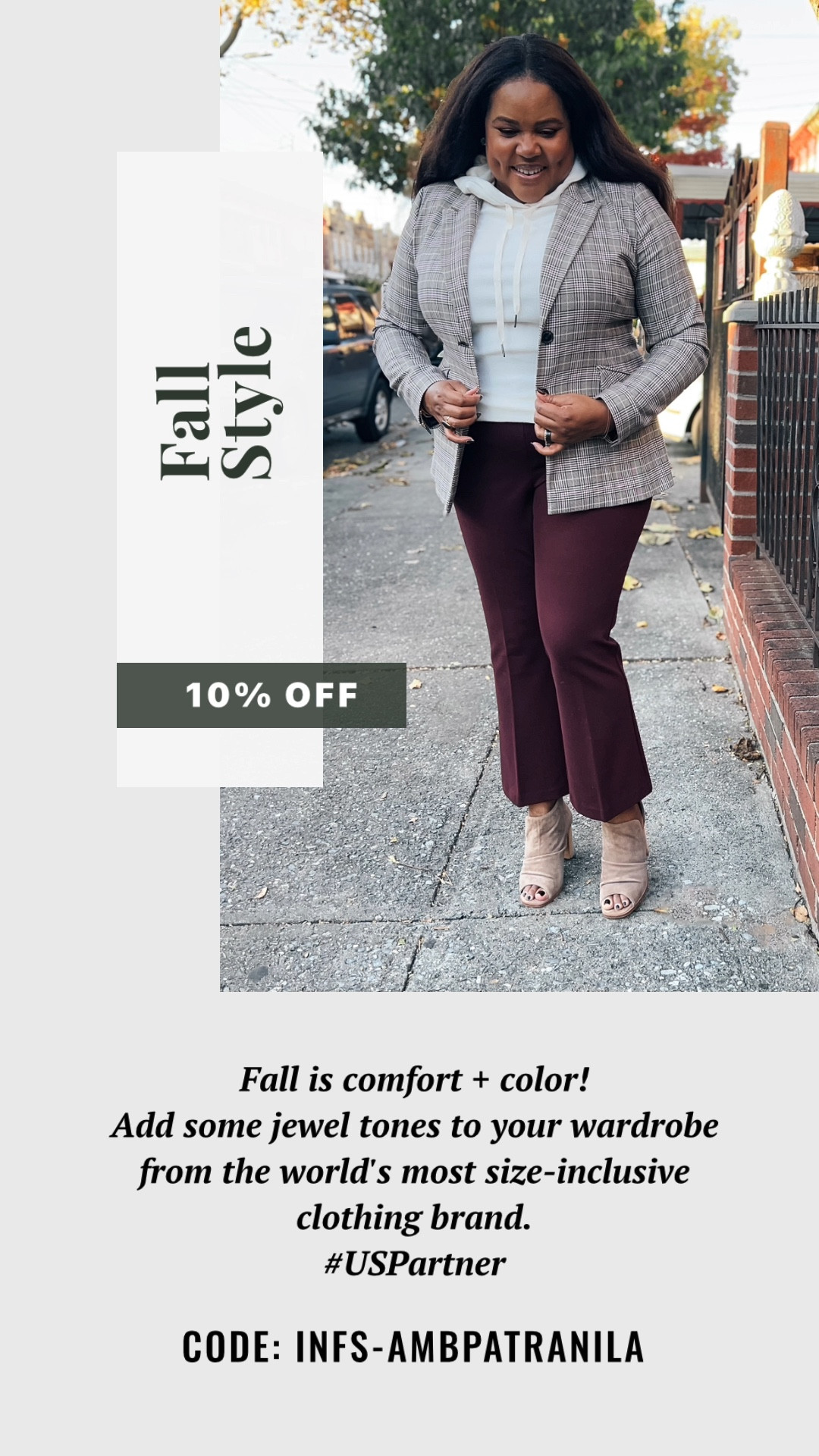 Some of my favorites for fall style and Universal Standard is having an amazing sale right now. Use my code INFS-AMBPATRANILA for an additional 10% off sitewide! Patranila, #ltkstyletip #ltkmidsize #ltkseasonal 

#LTKWatchNow #LTKOver40 #LTKSaleAlert