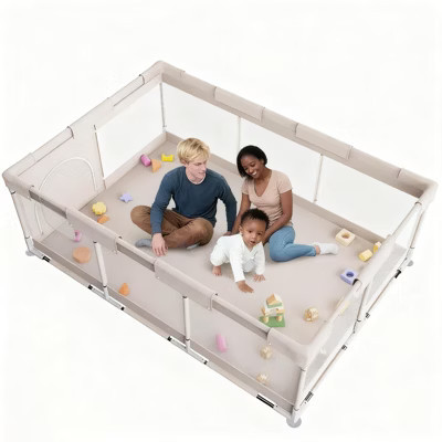 Large Baby Playpen – 47×70.86in Toddler Play Yard, Indoor Activity Fence for Apartments, Safe & Spacious Play Area | Target