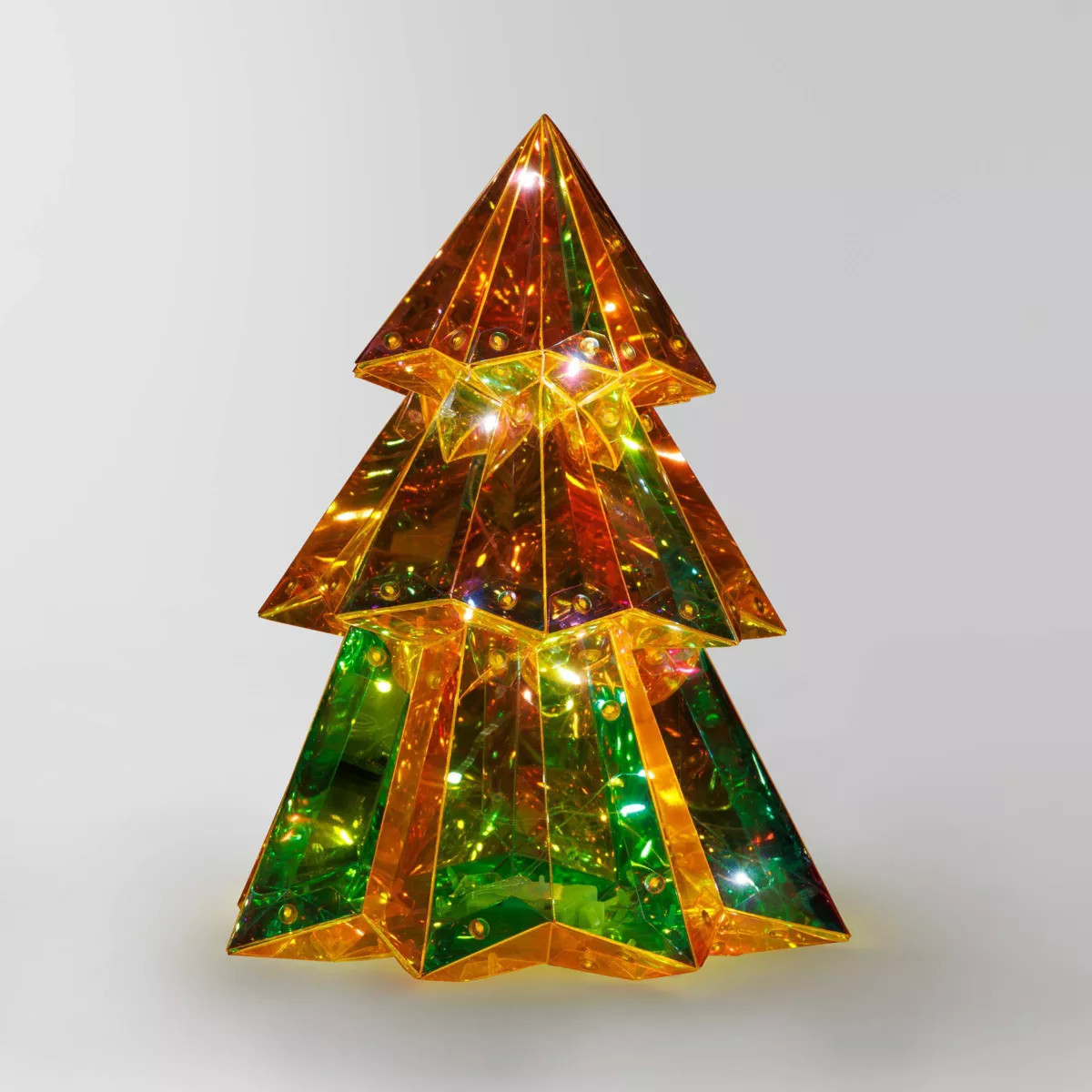 12.8" Christmas Lit Iridescent Tree Decor - Wondershop™ | Target