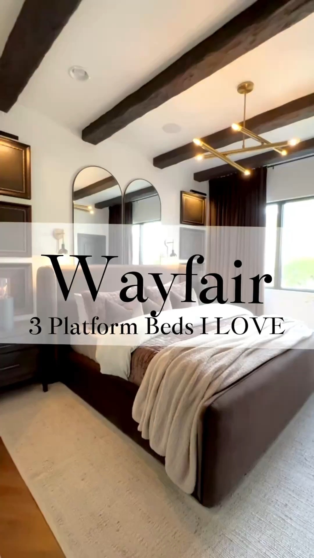 Platform Beds I Love in my Home 🛏️✨

These modern platform beds are both beautiful and functional, with exceptional quality and timeless design:

	•	Brown Velvet Platform Bed: This luxury platform bed features buttery soft fabric that’s easy to clean and perfect for creating a cozy, high end bedroom look.
	•	Off-White Bouclé Platform Bed Frame: Built solid and upholstered in bouclé fabric, this bed combines durability with a stunning curved headboard, adding elegance and modern sophistication to your space.
	•	Black Platform Bed: Affordable and versatile, this minimalist platform bed has stood the test of time. It’s durable, easy to clean, and works beautifully in every room of the house.

These stylish platform beds bring together timeless design and functionality for a bedroom upgrade you’ll love!

#platformbed #modernplatformbed #luxurybedroom #bouclébed #velvetbed #bedroominspo #bedroomdecor #homedecorideas #cozybedroom #minimalistbedroom #functionaldesign #affordablebeds #stylishbeds #bedroomgoals #modernhomedecor #wayfairhomedecor



#LTKHome