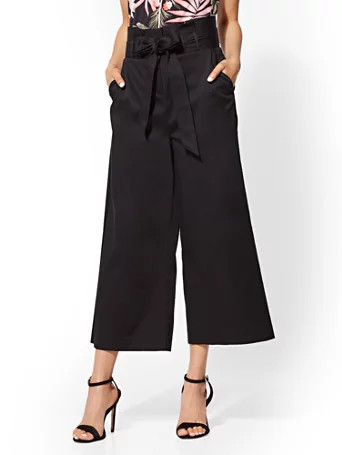 Paperbag-Waist Culotte Pant | New York & Company