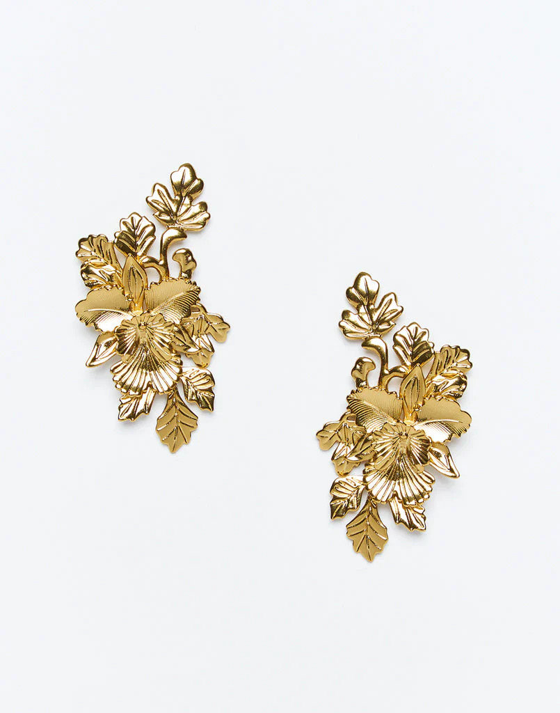 Laurel Leaf Drop Earrings | Mestiza New York