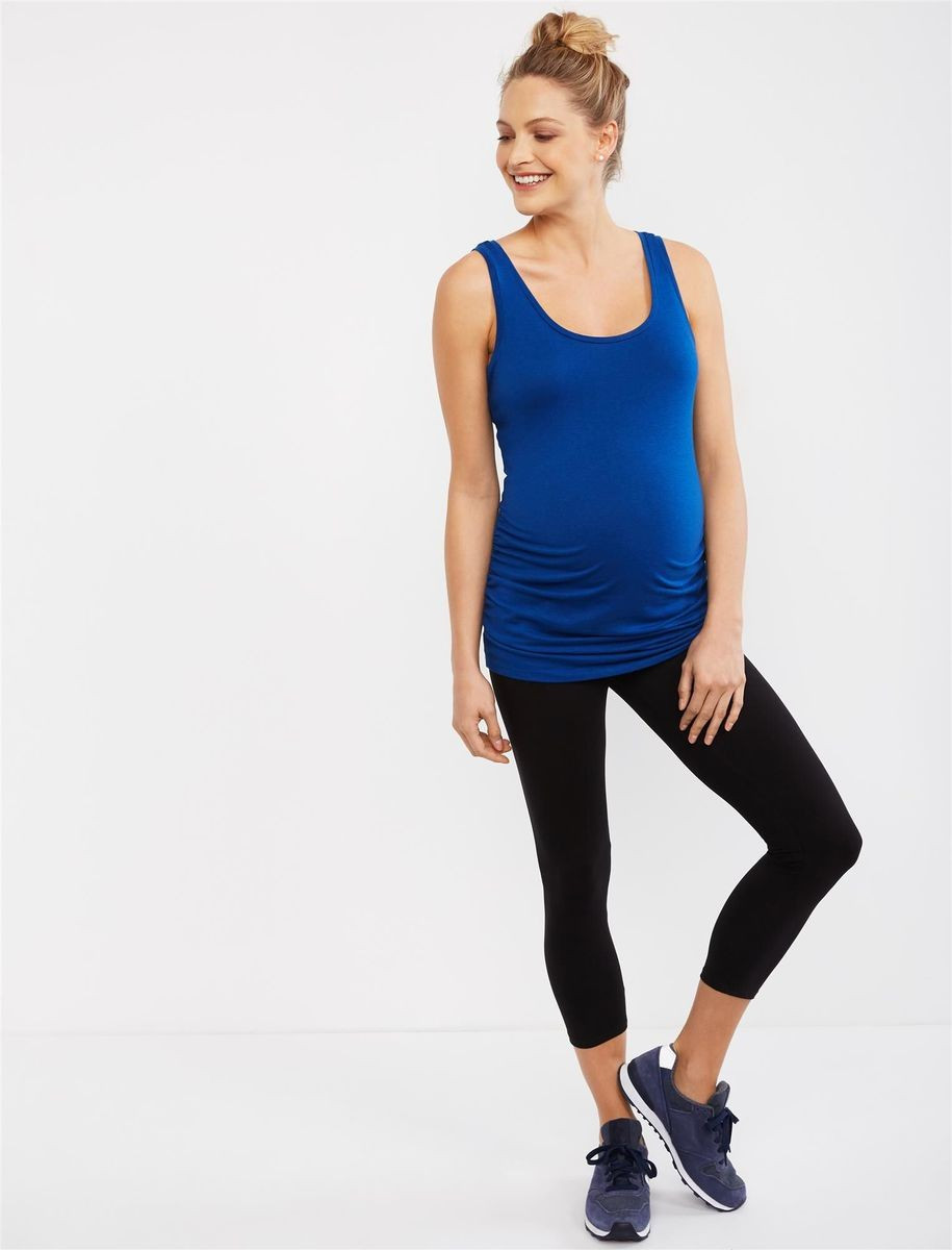 Essential Stretch Secret Fit Belly Maternity Crop Leggings | Motherhood Maternity