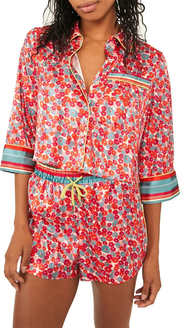 Pillow Talk Satin Short Pajamas | Nordstrom