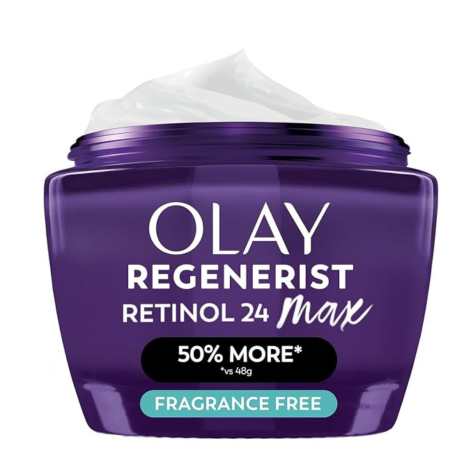 Olay Retinol Night Cream for Women, MAX, Anti-Aging Face Mousturizer, Fragrance-Free, Non Greasy ... | Amazon (US)