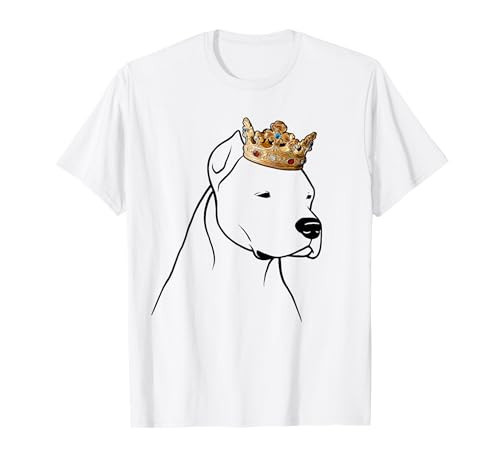 Dogo Argentino Dog Wearing Crown T-Shirt | Amazon (US)