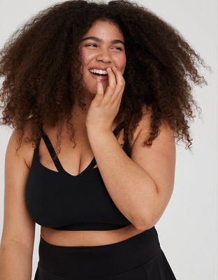 OFFLINE By Aerie Real Me Xtra Strappy Sports Bra | American Eagle Outfitters (US & CA)