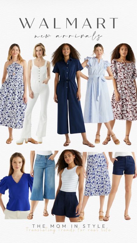 Walmart new arrivals, navy jumpsuit, white jumpsuit, spring dress, floral dress, cropped jeans

#LTKfindsunder100 #LTKfindsunder50