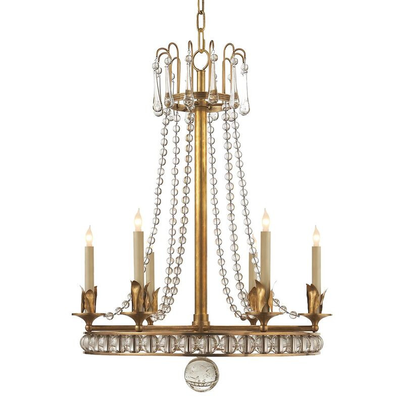 Regency-Style Chandelier, Brass | One Kings Lane