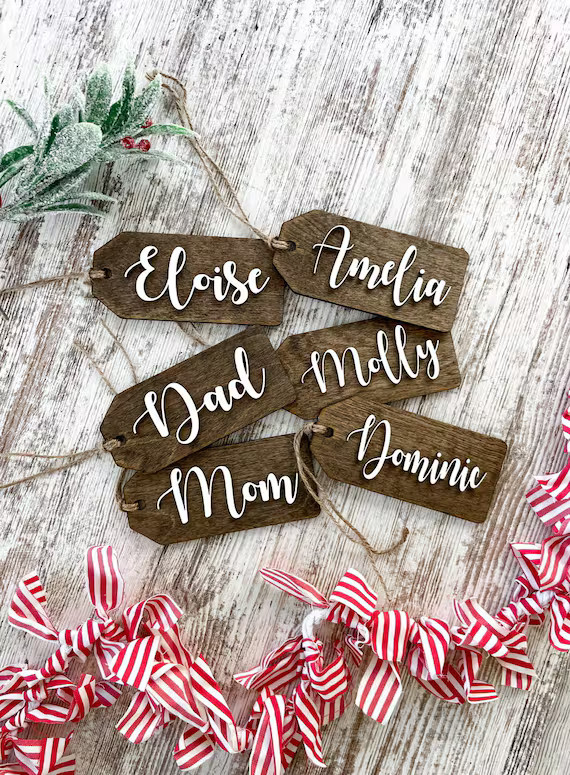 Stocking Name Tags | Christmas Stocking Tag| Stocking Tag | Etsy (US)