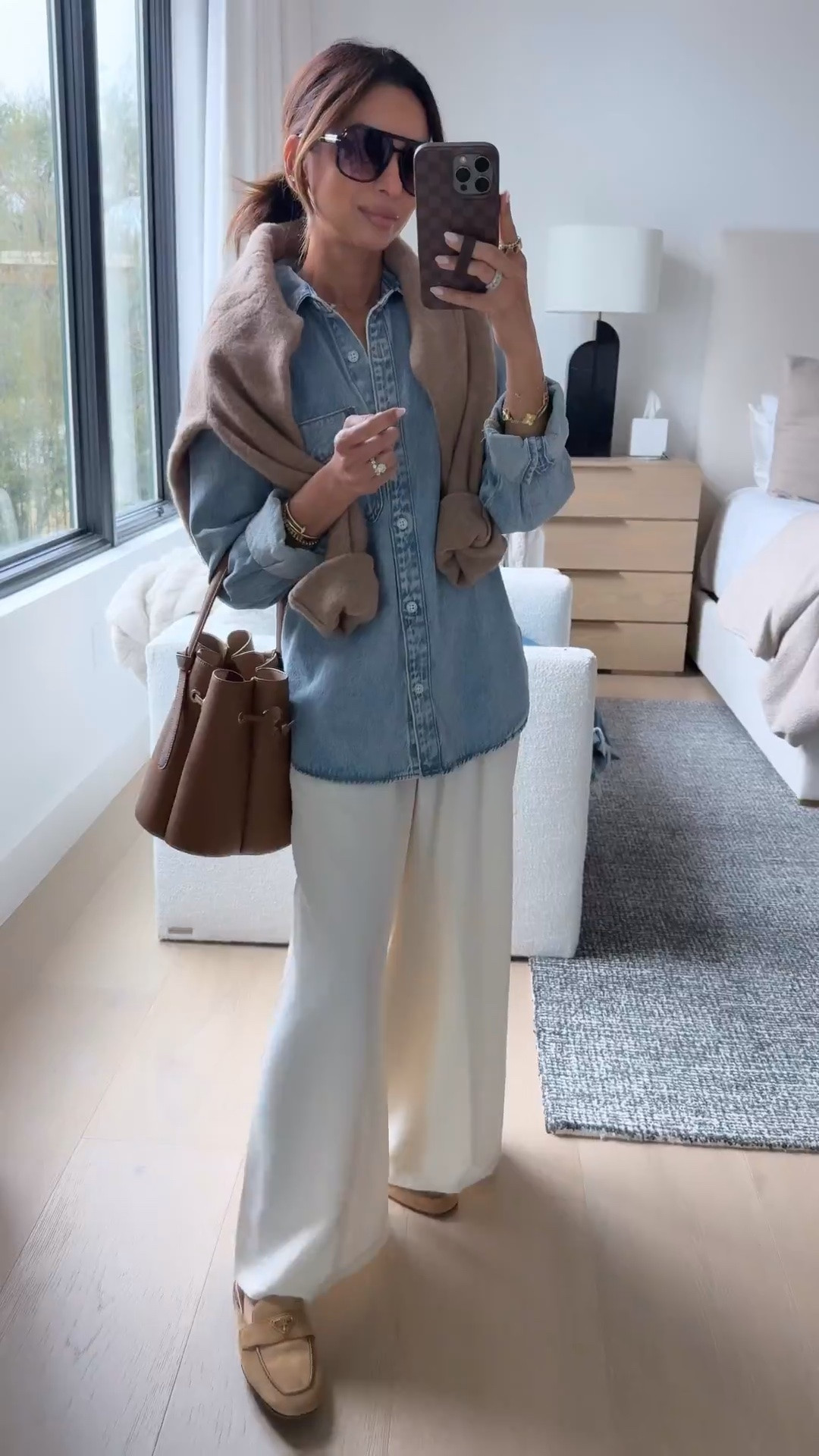 These pants and sunglasses are on sale for prime day! Love how comfy but chic these pants are.