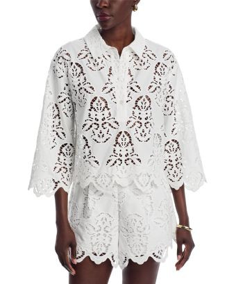 Erica Embroidered Eyelet Shirt | Bloomingdale's (US)