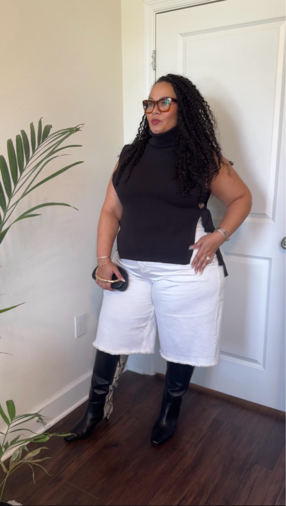 Wide calf boot OOTD @jcpenny @Walmart

#LTKootd #LTKOver40 #LTKPlusSize
