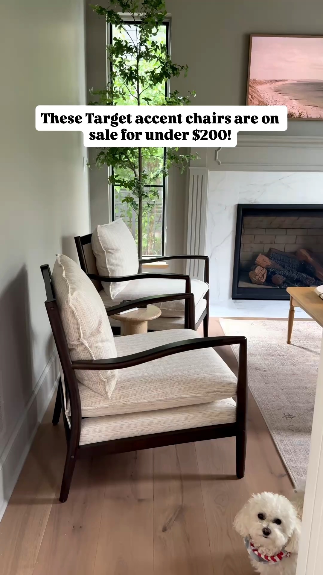 This target accent share is on sale now from Memorial Day! Save 30% and snag this pretty chair for under $200. ￼

#LTKSaleAlert #LTKHome
