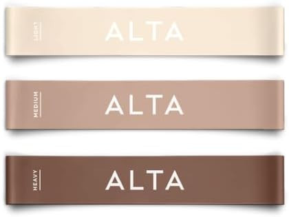 ALTA Mini Loop Bands for Exercise - Premium Durable Latex - Small Resistance Bands for Women, Boo... | Amazon (US)