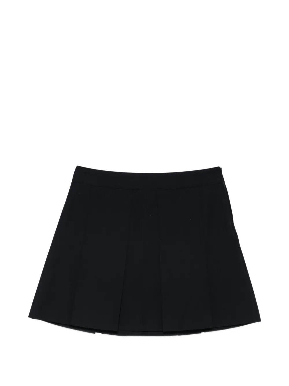 A.P.C. pleated mini skirt - Blue | Farfetch Global