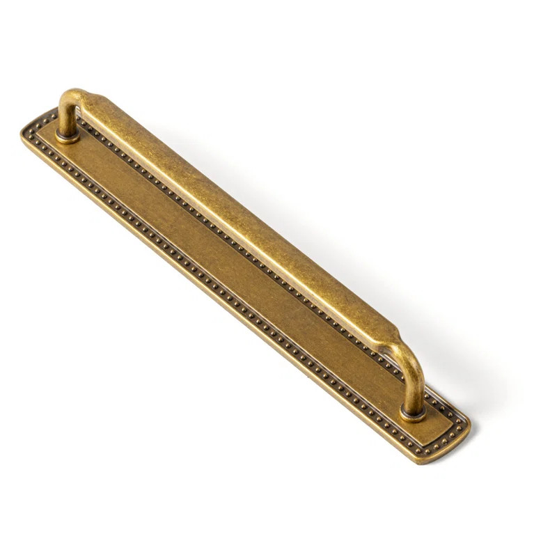 Ornate Studded Edge Backplate(style G018) Cabinet Pull Handle For Kitchen Cabinets, Dressers, Dra... | Wayfair North America