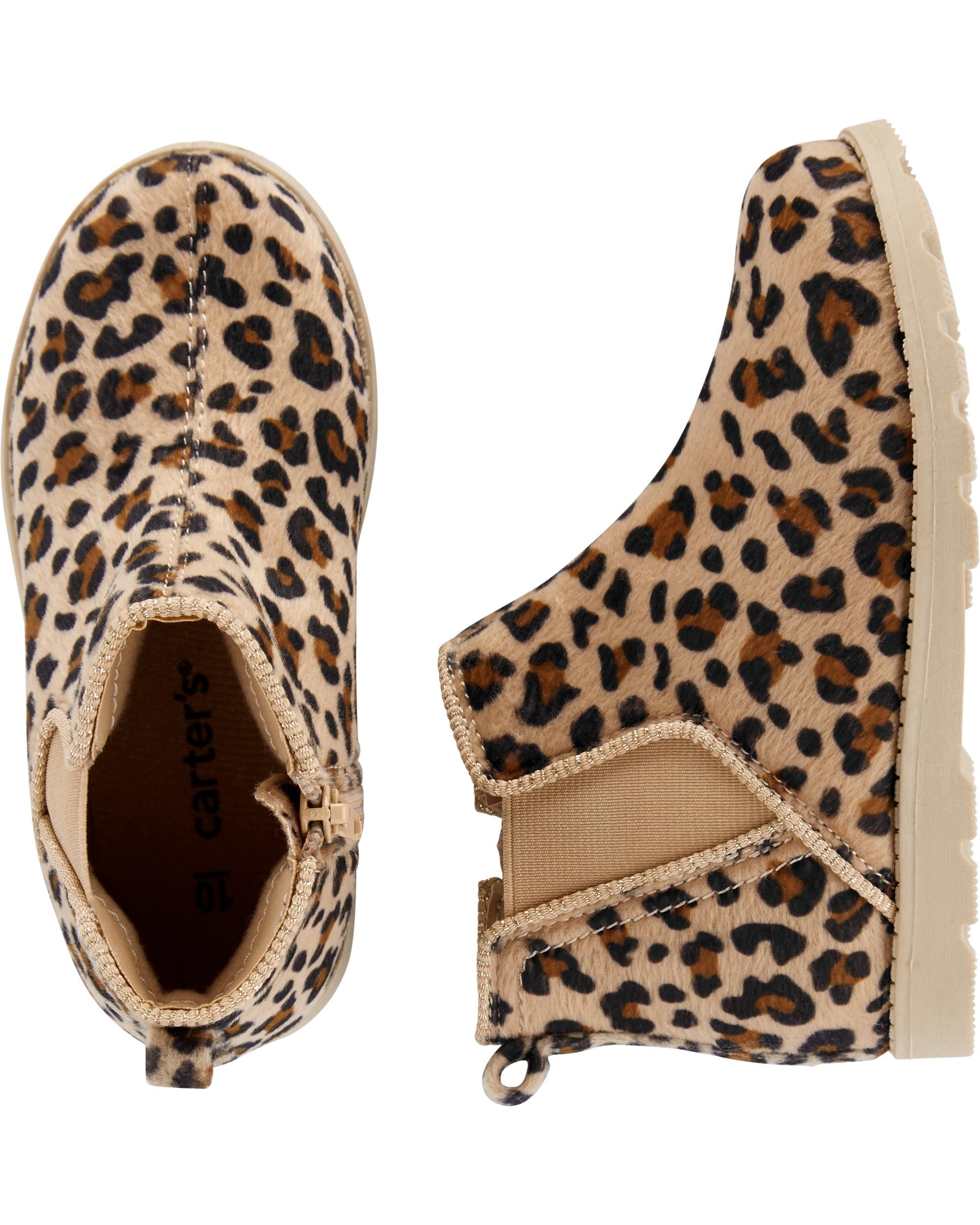 Carter's Leopard Ankle Boots | OshKosh B'gosh
