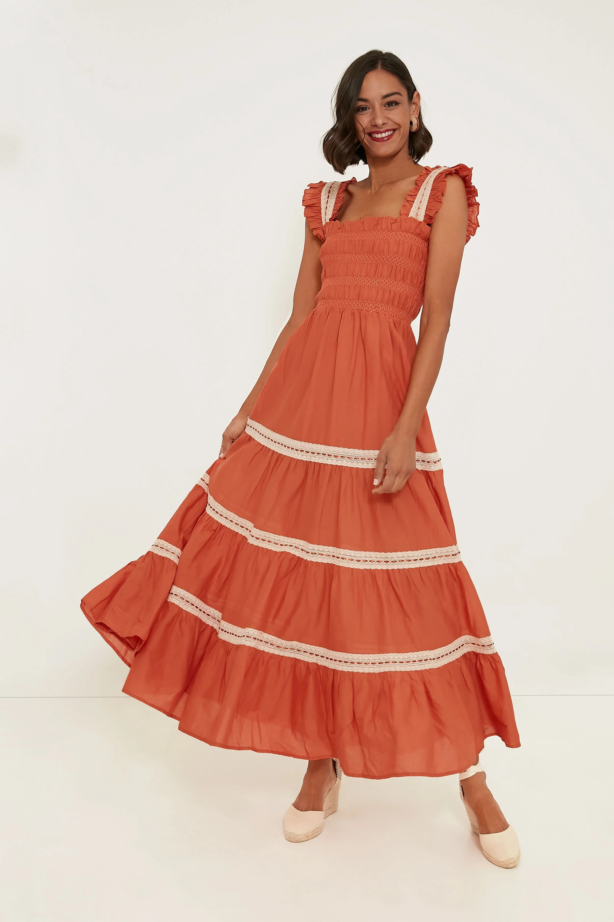 Rust Aubrie Dress | Tuckernuck (US)