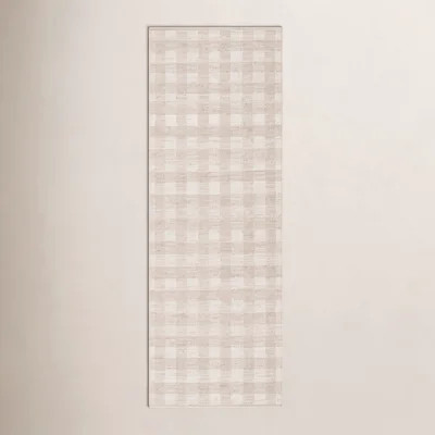 Lavande Plaid Wool Area Rug | Wayfair North America