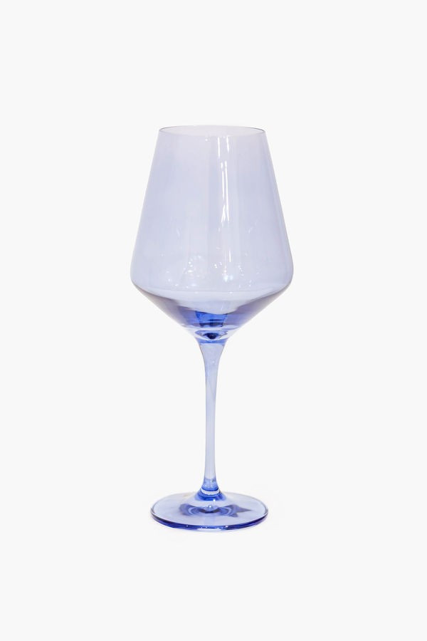 Cobalt Blue Stemmed Wine Glasses (Set of 6) | Estelle Colored Glass | Tuckernuck (US)