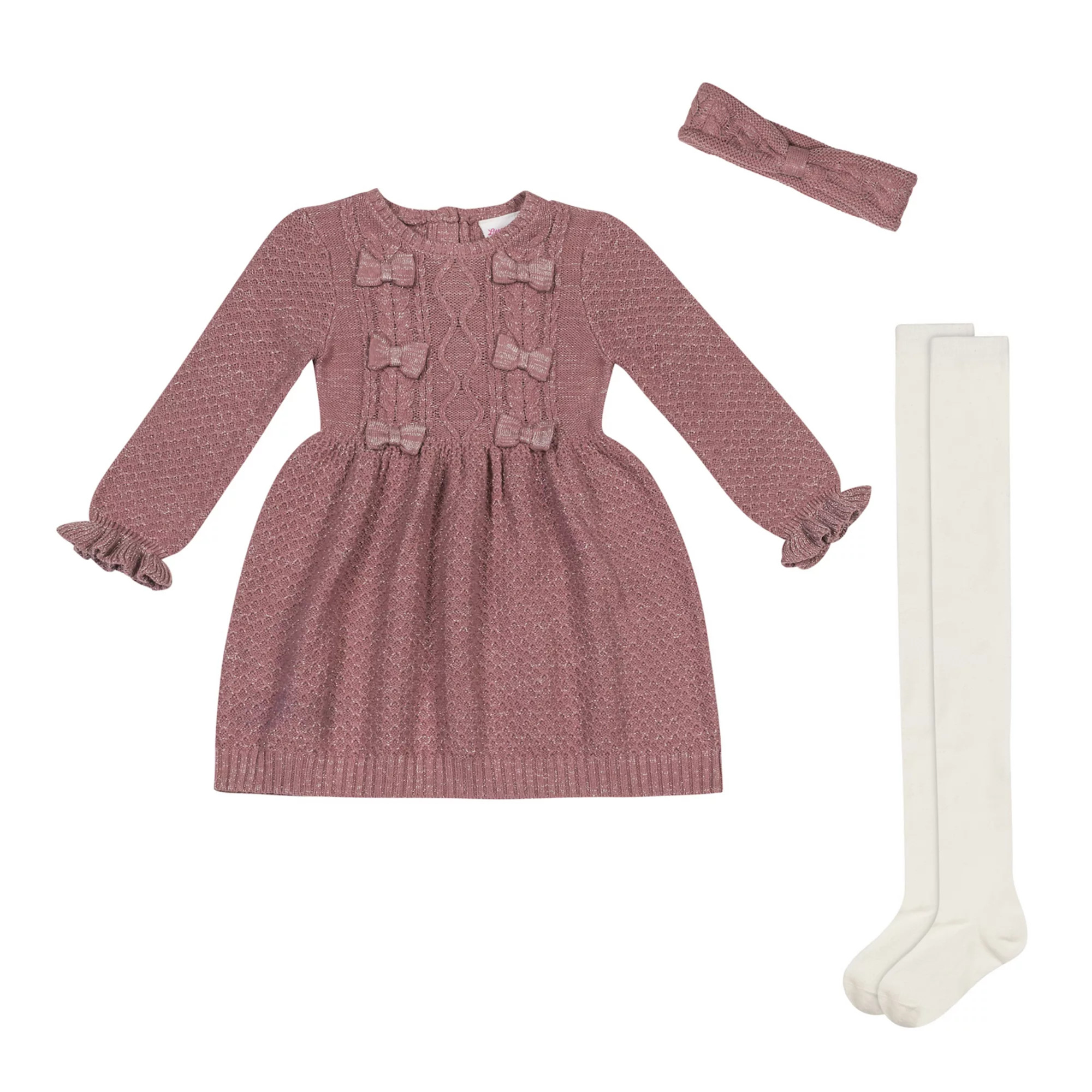 Baby & Toddler Little Lass Sweater Dress & Headband Set | Kohl's