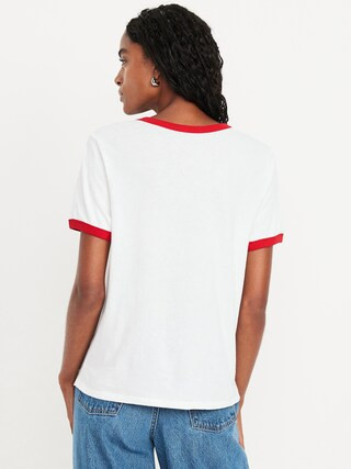 EveryWear Crew-Neck Graphic Ringer T-Shirt | Old Navy (US)