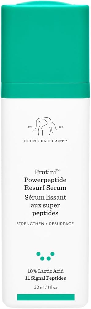 Drunk Elephant Protini Powerpeptide Resurf Serum - 30 ml/1 fl oz - Exfoliating Lactic Acid AHA Se... | Amazon (US)