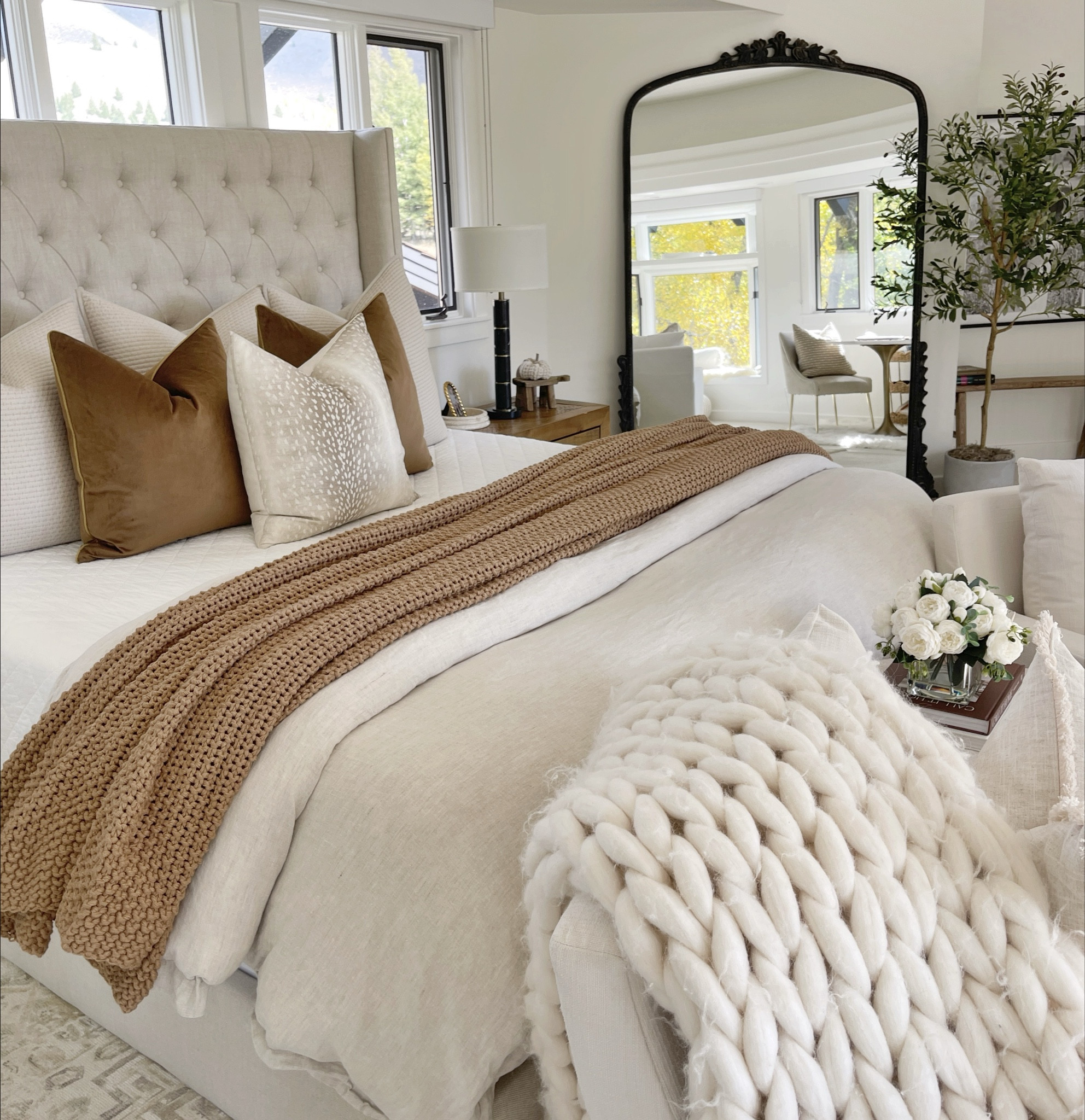 Neutral and brown layered bedding

Amazon
Target
Pillows
Fall decor
Home
Mirror 

#LTKHome #LTKFindsUnder100