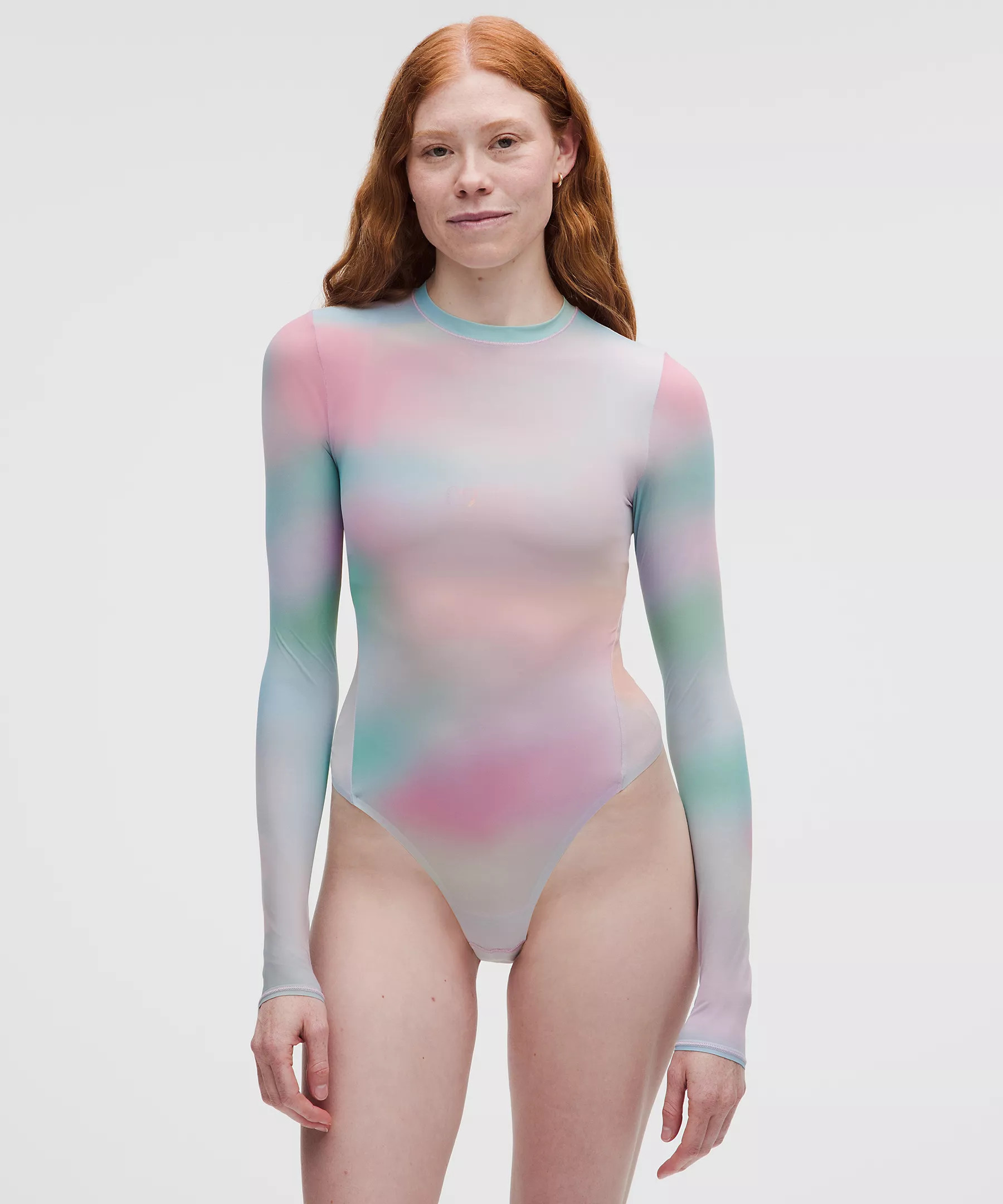 Wundermost Ultra-Soft Nulu Mesh Long-Sleeve Crewneck Bodysuit | Lululemon (US)