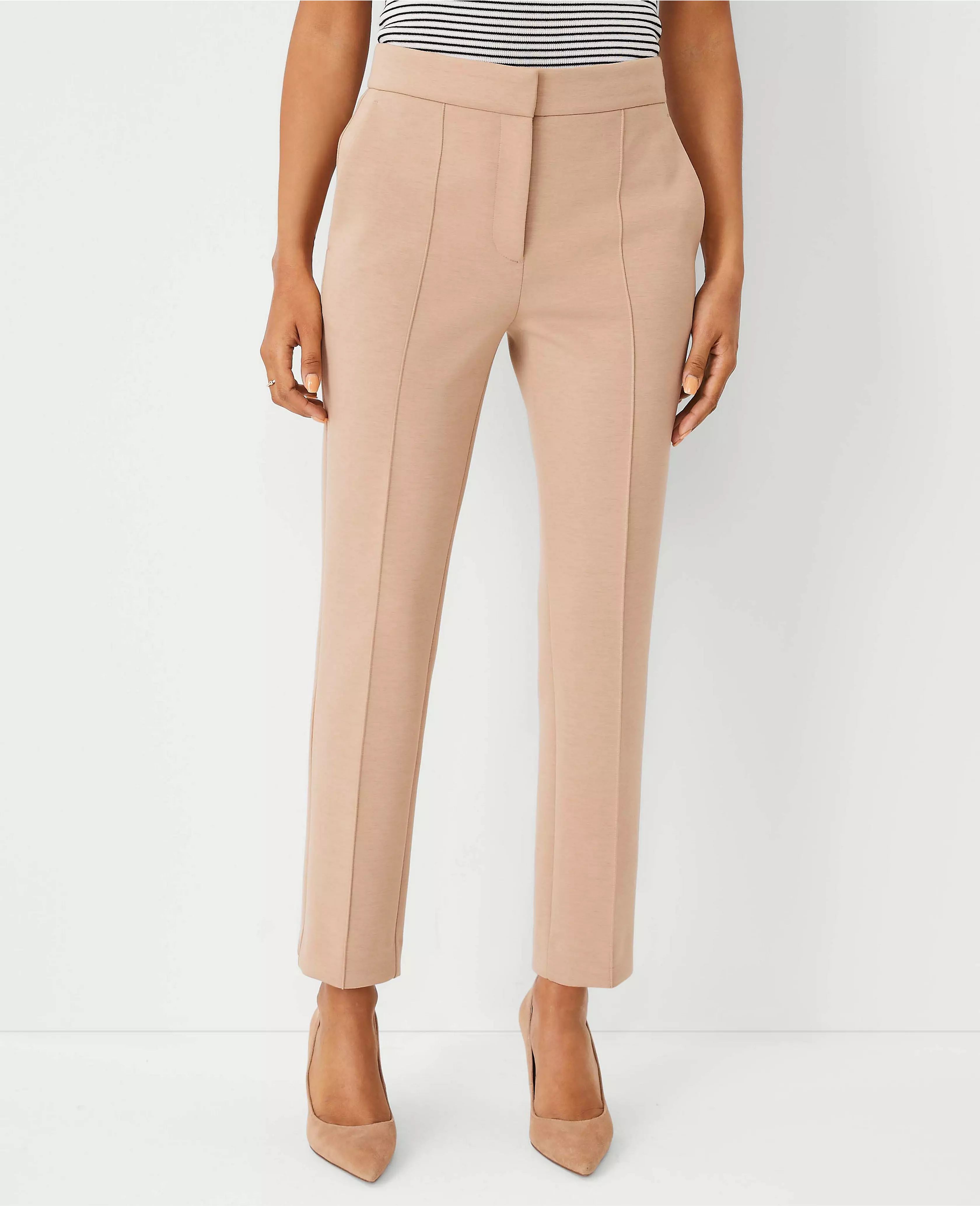 The Ankle Pant in Double Knit | Ann Taylor (US)