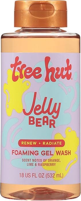 Tree Hut Jelly Bear Foaming Gel Body Wash, Hydrating & Moisturizing Shower Gel for Soft, Smooth, ... | Amazon (US)