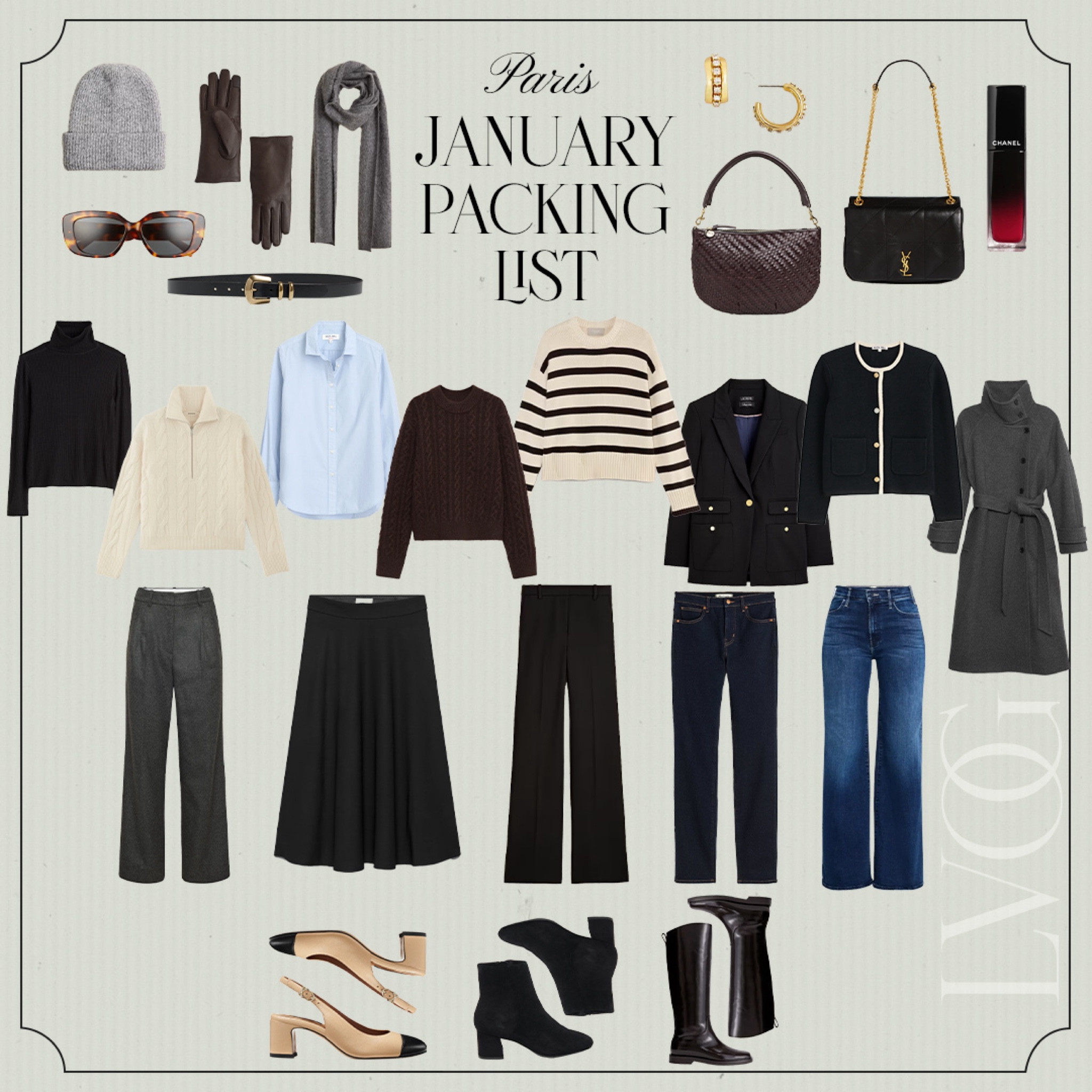 What to pack for Paris in January 
Travel Wardrobe 
Packing List
Winter Outfits 

#LTKStyleTip #LTKTravel #LTKSeasonal