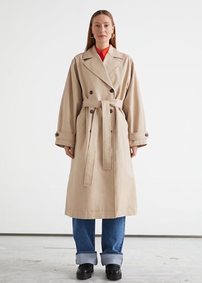Relaxed Belted Cotton Trench Coat | & Other Stories (EU + UK)