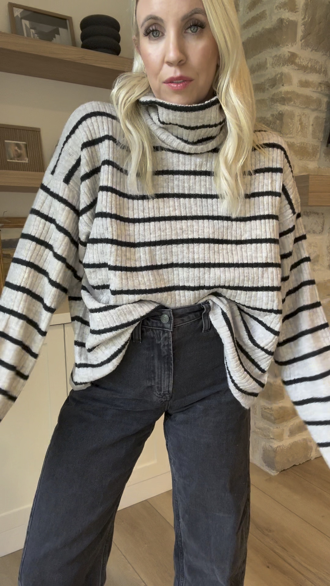 30% off H&M! This striped turtle neck is so cute! It fits so well and can be styled so many ways! I’m wearing a size M

#LTKHoliday #LTKSeasonal #LTKStyleTip